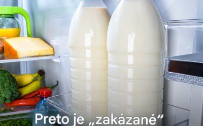 Prečo skladovanie mlieka vo dverách chladničky urýchľuje jeho kazenie