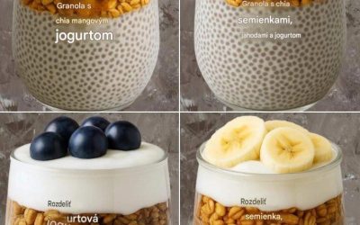 4 zdravé recepty na chia puding: mango, jahody, čučoriedky aj kakao s banánom