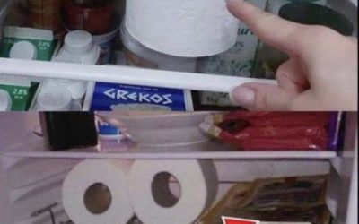 Ak dáte toaletný papier do chladničky, toto sa môže stať