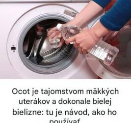 Prečo si ľudia pridávajú ocot do bielizne?