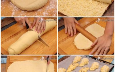 Je to rýchle, netreba miesiť, syrové zvonku aj zvnútra a veľmi chutné! – Vrstvený croissant so syrom