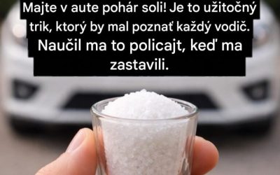 Dajte do auta 1 pohár soli: Prekvapivý trik, ktorý by mal poznať každý vodič