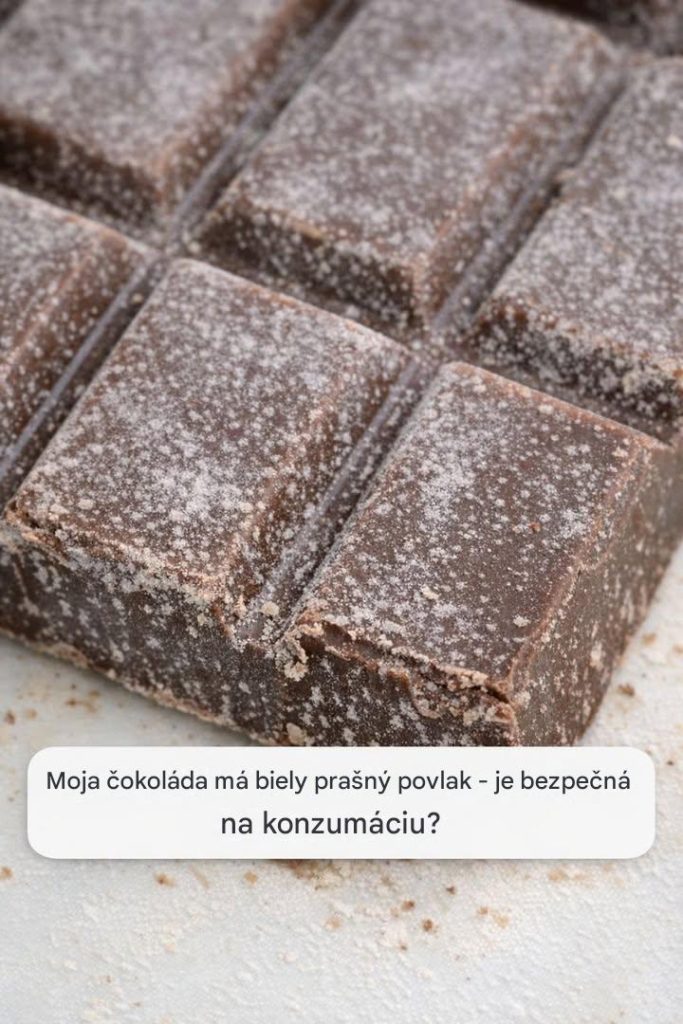 Moja čokoláda má biely prašný povlak – je bezpečná na konzumáciu?