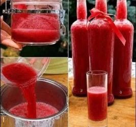 Domáci jahodový sirup