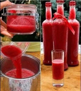 Domáci jahodový sirup