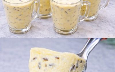 „Dezert, ktorý si robím aspoň raz týždenne: Všetko dám do mixéra. Recept vám dám výmenou za jednoduché „Ahoj“.“ Celý recept v komentároch