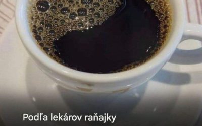 Lekári hovoria, že pitie kávy ráno…