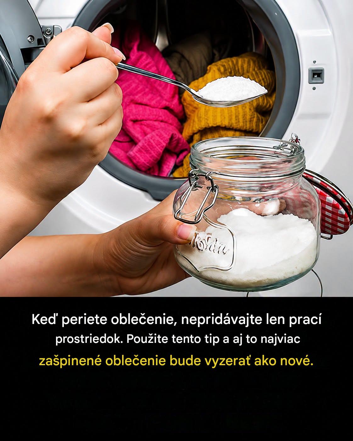 Chráňte svoje oblečenie a predĺžte jeho životnosť pomocou tohto jednoduchého tipu pre práčku.