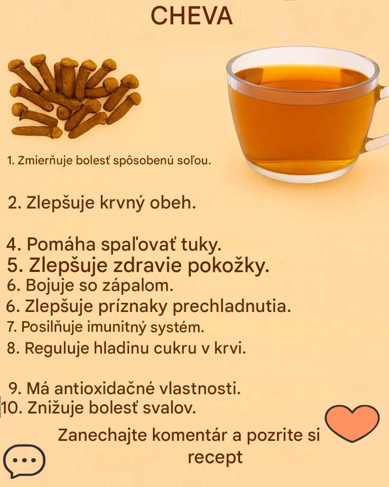 Klinčekový čaj, ktorý pijú tisíce mexických žien, aby sa cítili ako nové!
