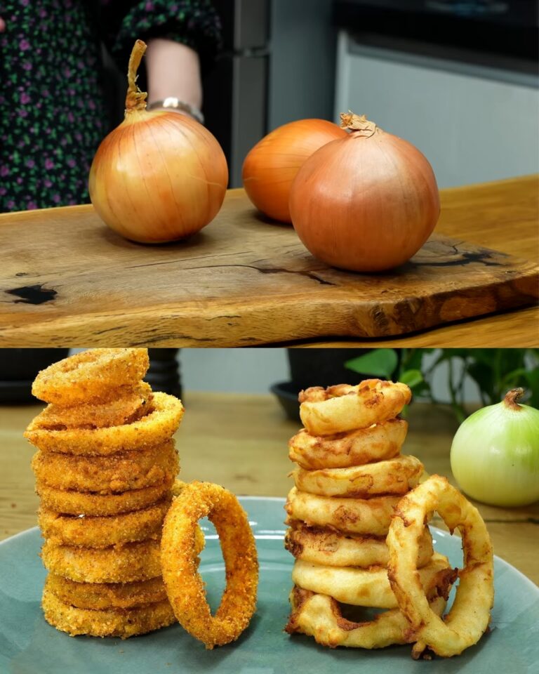 Chrumkavé cibuľové krúžky s reštauračnou omáčkou – Dokonalý snack